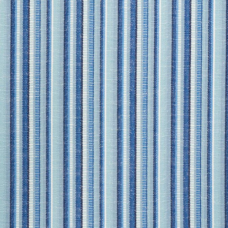 Schumacher Primavera Stripe Sea Fabric