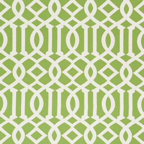 Schumacher Imperial Trellis Indoor/Outdoor Leaf Fabric