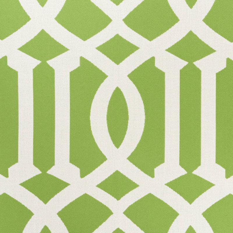 Schumacher Imperial Trellis Indoor/Outdoor Leaf Fabric