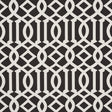 Schumacher Imperial Trellis Indoor/Outdoor Black Fabric