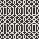 Schumacher Imperial Trellis Indoor/Outdoor Black Fabric