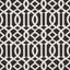 Schumacher Imperial Trellis Indoor/Outdoor Black Fabric