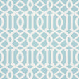 Schumacher Imperial Trellis Indoor/Outdoor Aqua Fabric