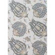G P & J Baker TURKISH FLOWER DOVE/STONE Wallpaper