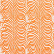 Schumacher Zebra Palm Indoor/Outdoor Orange Fabric