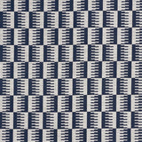 Schumacher Dovetail Indoor/Outdoor Navy Fabric