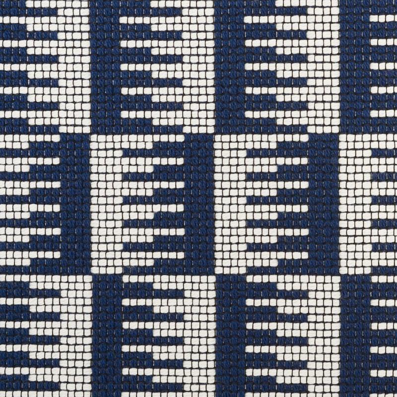 Schumacher Dovetail Indoor/Outdoor Navy Fabric