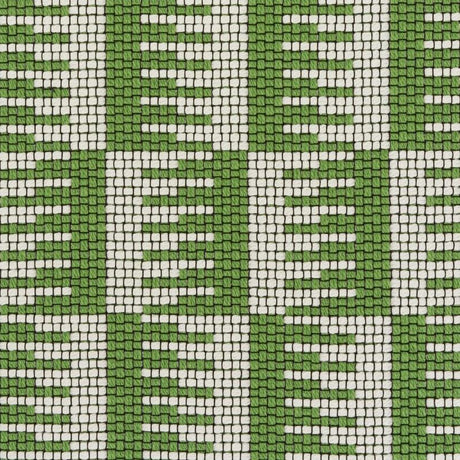 Schumacher Dovetail Indoor/Outdoor Green Fabric