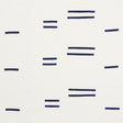 Schumacher Oaxaca Navy On White Fabric
