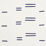 Schumacher Oaxaca Navy On White Fabric