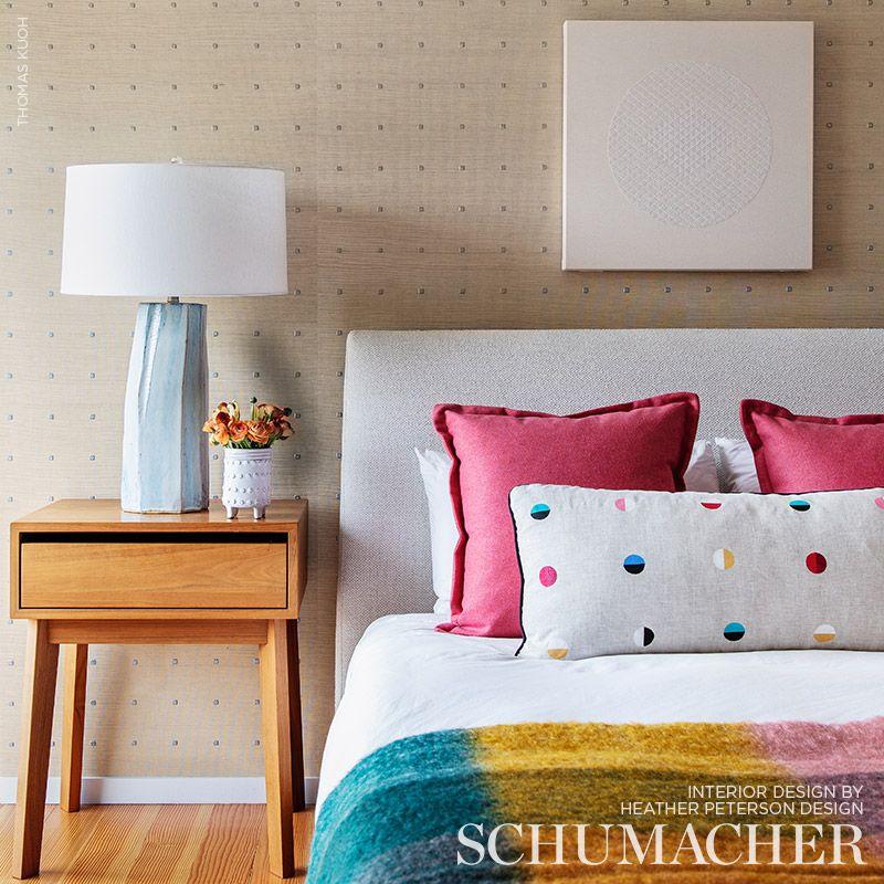 Schumacher Joshua Tree Natural Moons Fabric