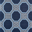 Schumacher Octavia Sisal Navy Wallpaper