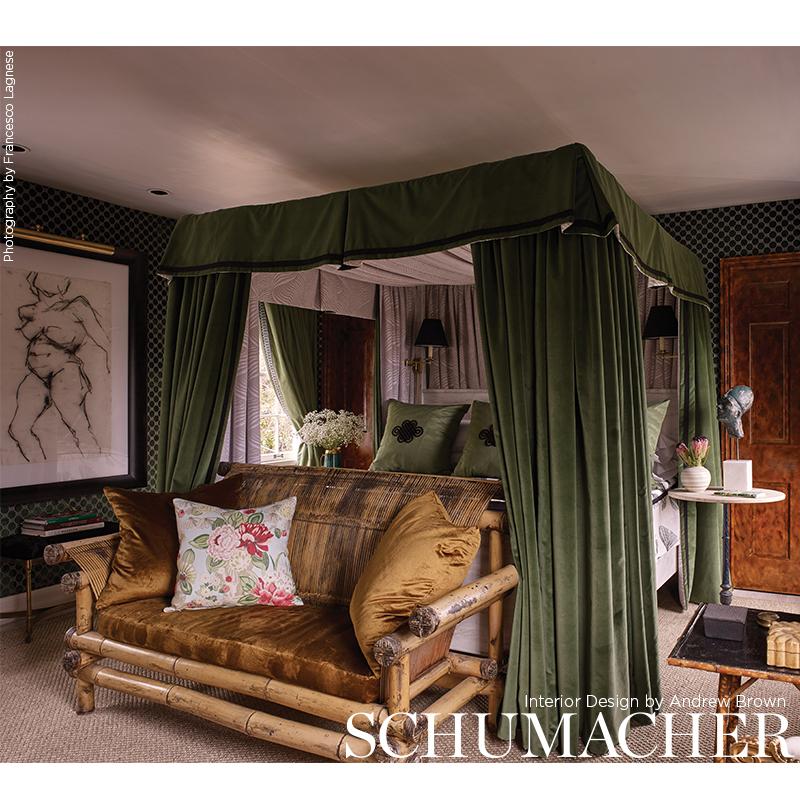 Schumacher Sapphire Good Luck Knot Appliqu