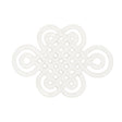 Schumacher Ivory Good Luck Knot Appliqu