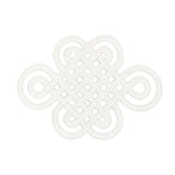 Schumacher Ivory Good Luck Knot Appliqu