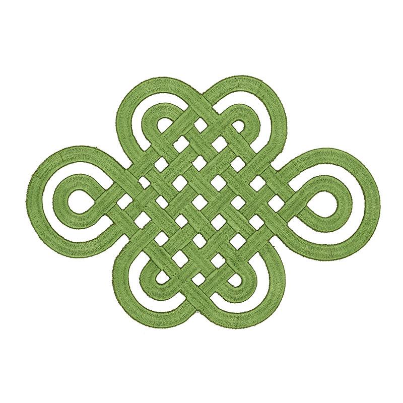 Schumacher Jade Good Luck Knot Appliqu