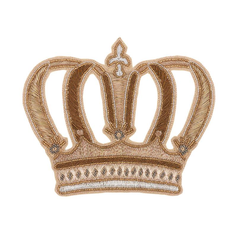 Schumacher Gold Crown Appliqu