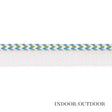 Schumacher Aqua Bolander Cord Indoor/Outdoor