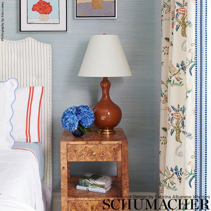 Schumacher Jacobsen Tape Indoor/Outdoor Chambray Trim