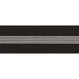 Schumacher Black Nilsson Tape Indoor/Outdoor
