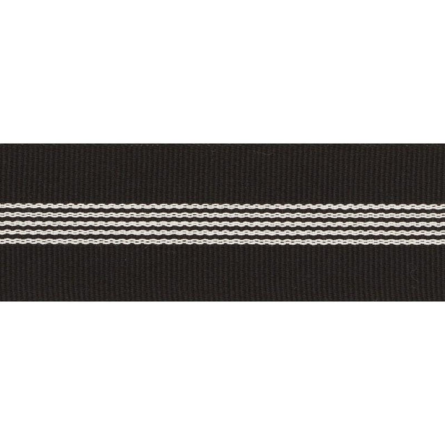 Schumacher Black Nilsson Tape Indoor/Outdoor