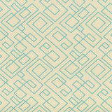 Kasmir Tallmadge Fret Turquoise Fabric