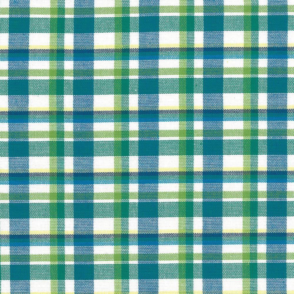 Kasmir Tamron Plaid Isle Waters Fabric