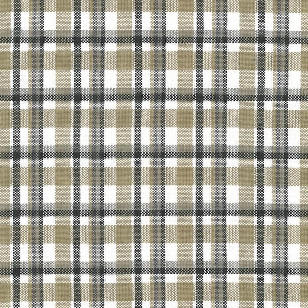 Kasmir Tamron Plaid Sandstone Fabric