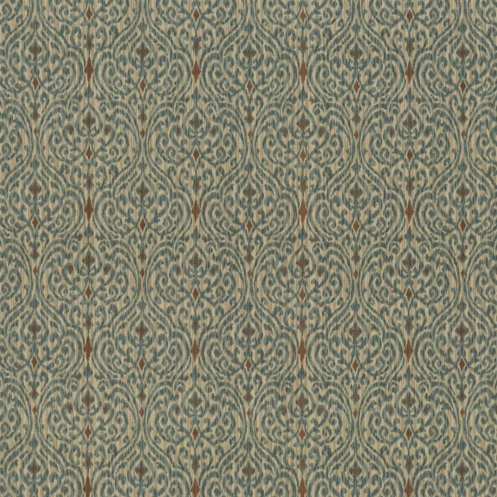 Kasmir Tandoori Scroll Driftwood Fabric