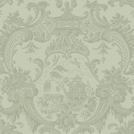 Cole & Son CHIPPENDALE CHINA OLIVE Wallpaper