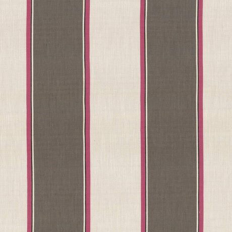 Kasmir Thoreau Stripe Berry Fabric