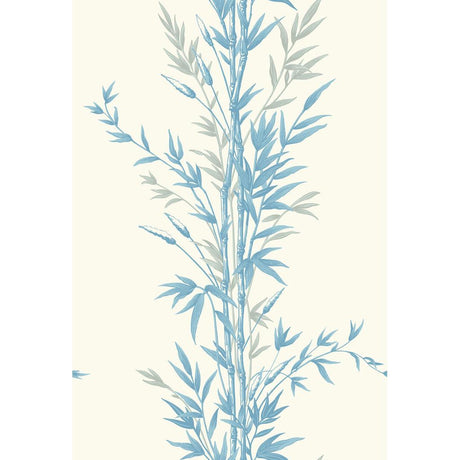 Cole & Son BAMBOO BLUE ON IVORY Wallpaper