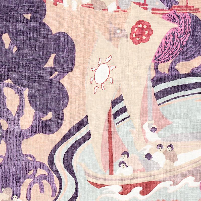 Schumacher Pearl River Blush Fabric