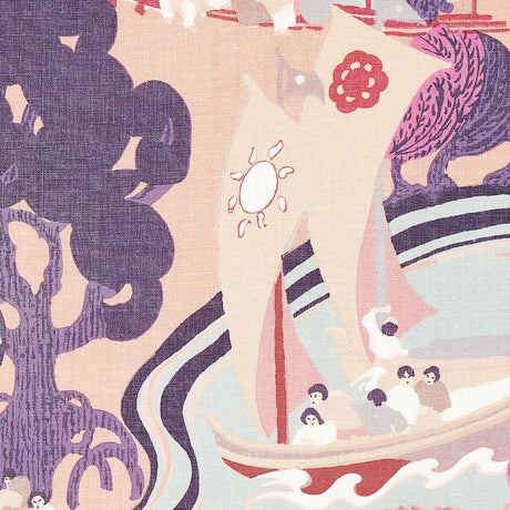 Schumacher Pearl River Blush Fabric