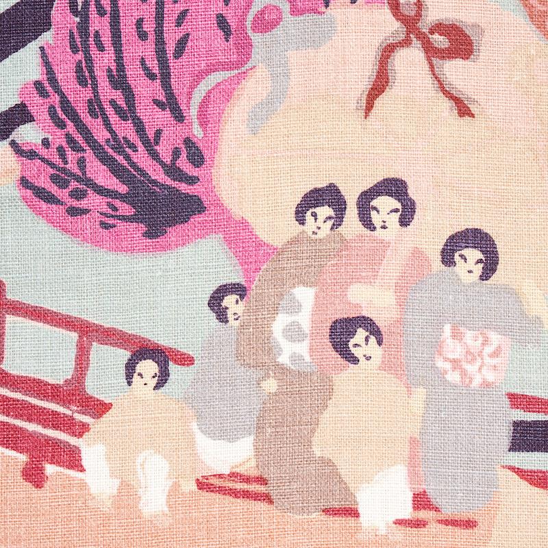 Schumacher Pearl River Blush Fabric