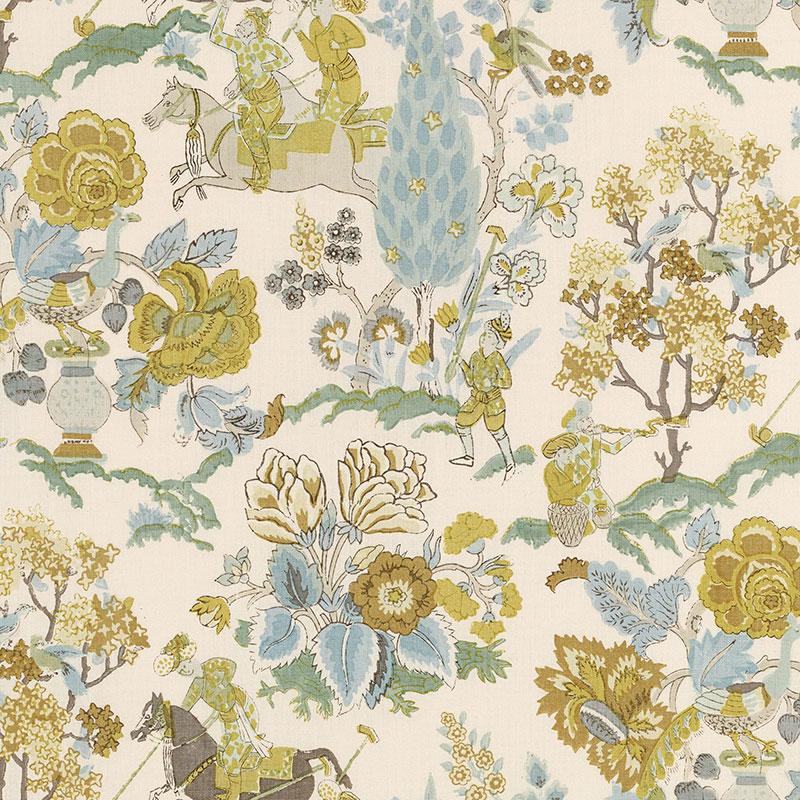Schumacher Persian Lancers Citron Fabric