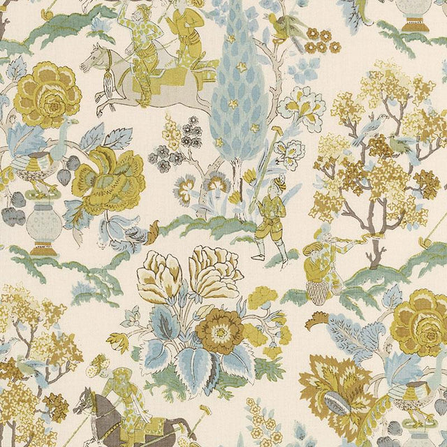 Schumacher Persian Lancers Citron Fabric