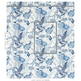 Schumacher Sandoway Vine Delft Fabric
