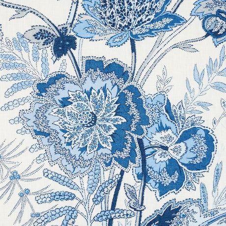 Schumacher Sandoway Vine Delft Fabric