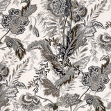 Schumacher Sandoway Vine Charcoal Fabric