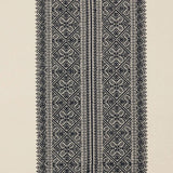 Schumacher Toledo Embroidery Noir Fabric