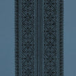 Schumacher Toledo Embroidery Midnight Fabric