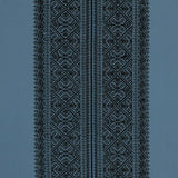 Schumacher Toledo Embroidery Midnight Fabric