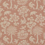Schumacher Woodland Silhouette Blush Fabric