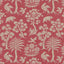 Schumacher Woodland Silhouette Rhubarb Fabric