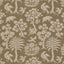 Schumacher Woodland Silhouette Mocha Fabric