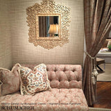 Schumacher Woodland Silhouette Cadet Fabric