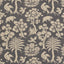 Schumacher Woodland Silhouette Steel Fabric