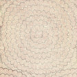 Schumacher Feather Bloom Sisal Venetian Pink Wallpaper