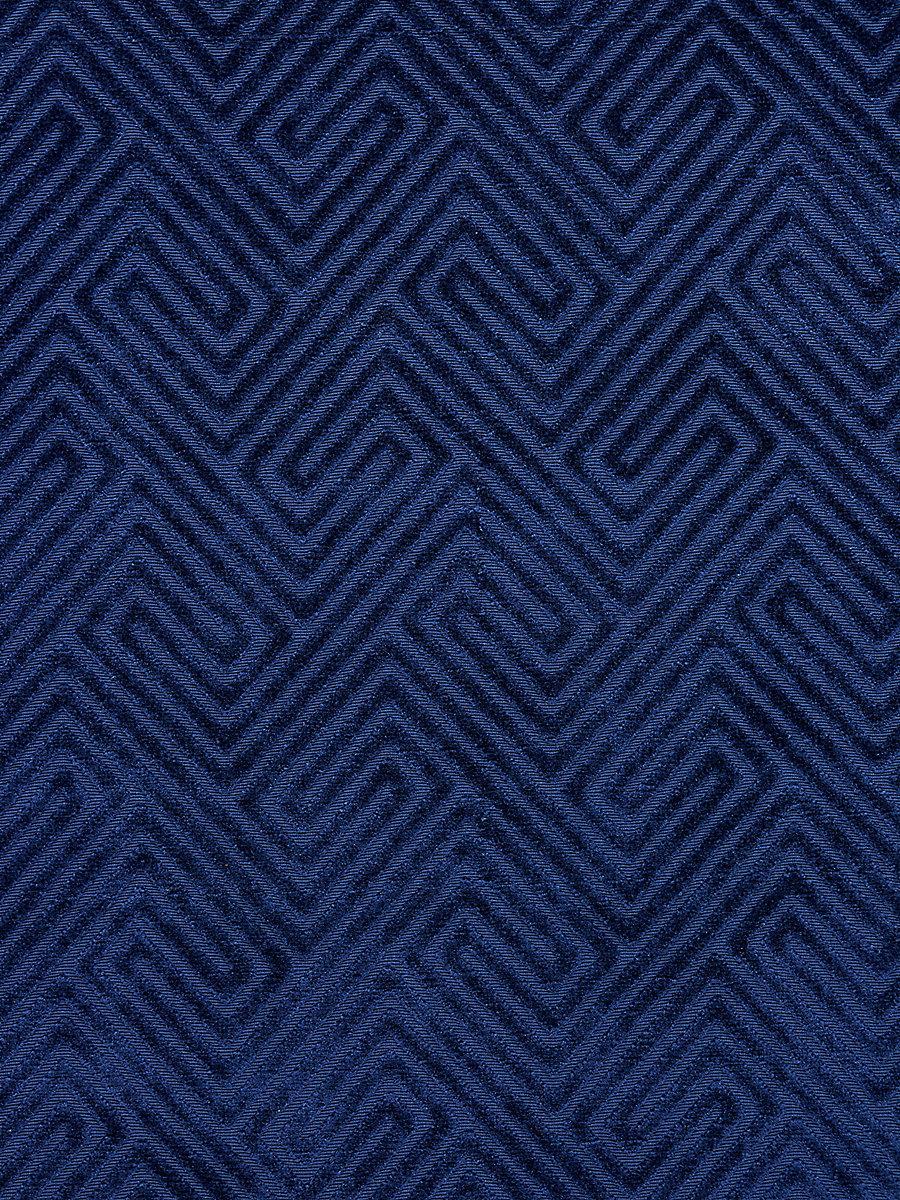 Scalamandre Meander Velvet Navy Fabric